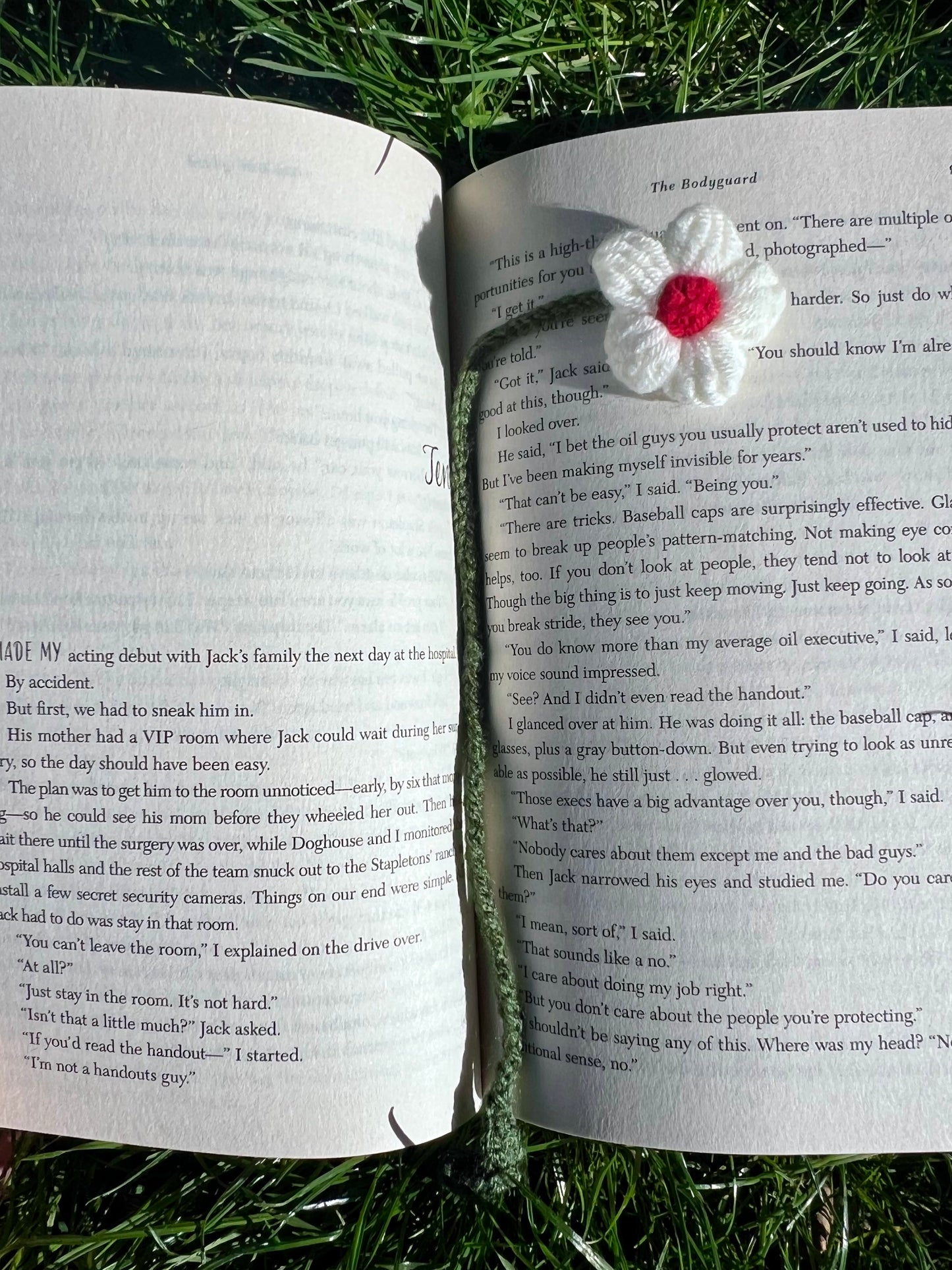 Handmade Flower Crochet Bookmarks